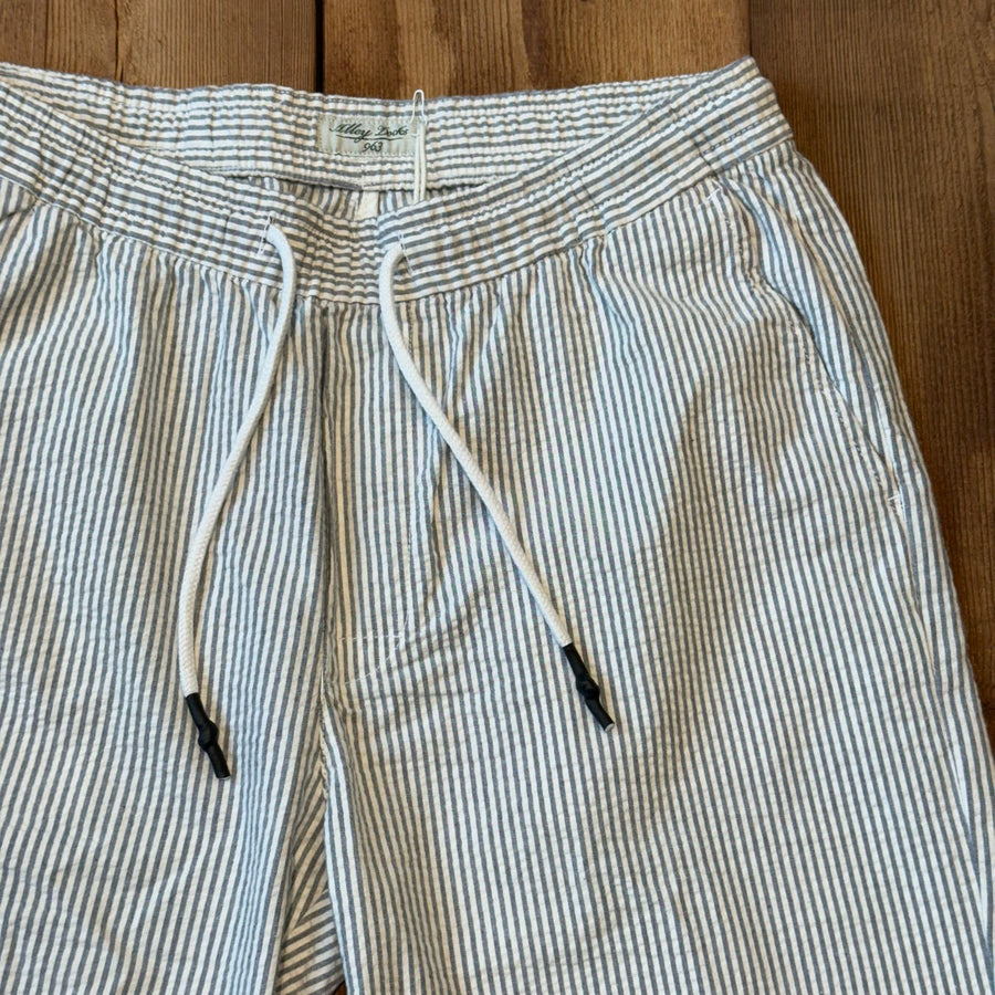 S5-1200 Bermuda Seersucker Righe Navy Blue Man