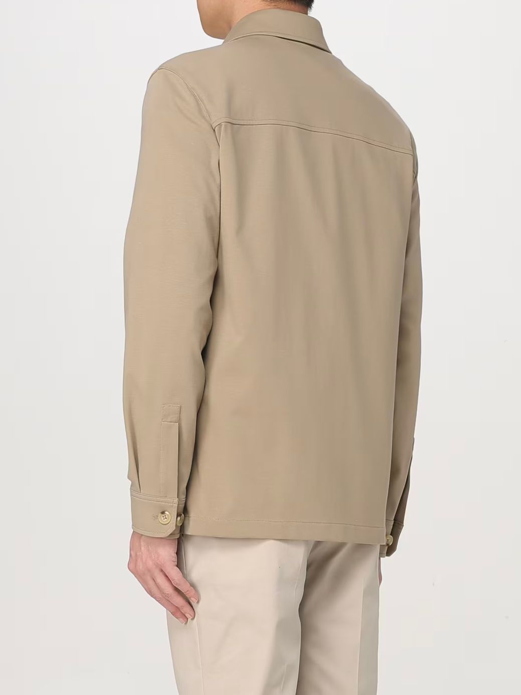 S5-3272 Giacca Overshirt Beige
