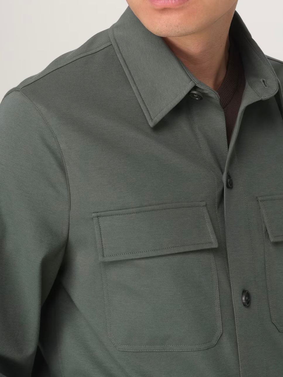 S5-3272 Giacca Overshirt Militare