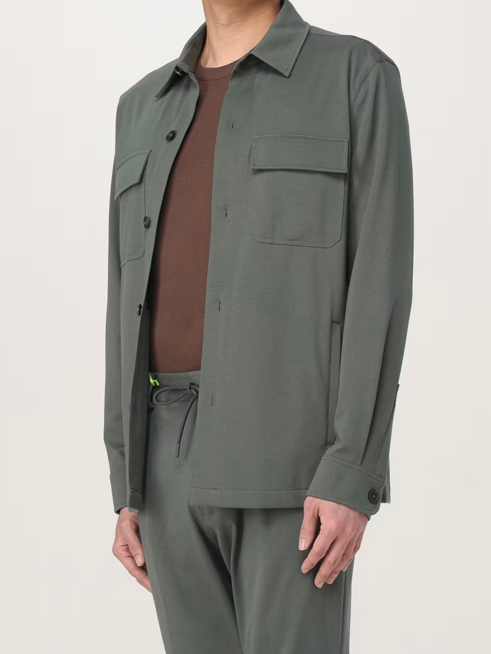 S5-3272 Giacca Overshirt Militare