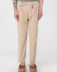 S5-3291 Pantalone Doppia Pence Beige