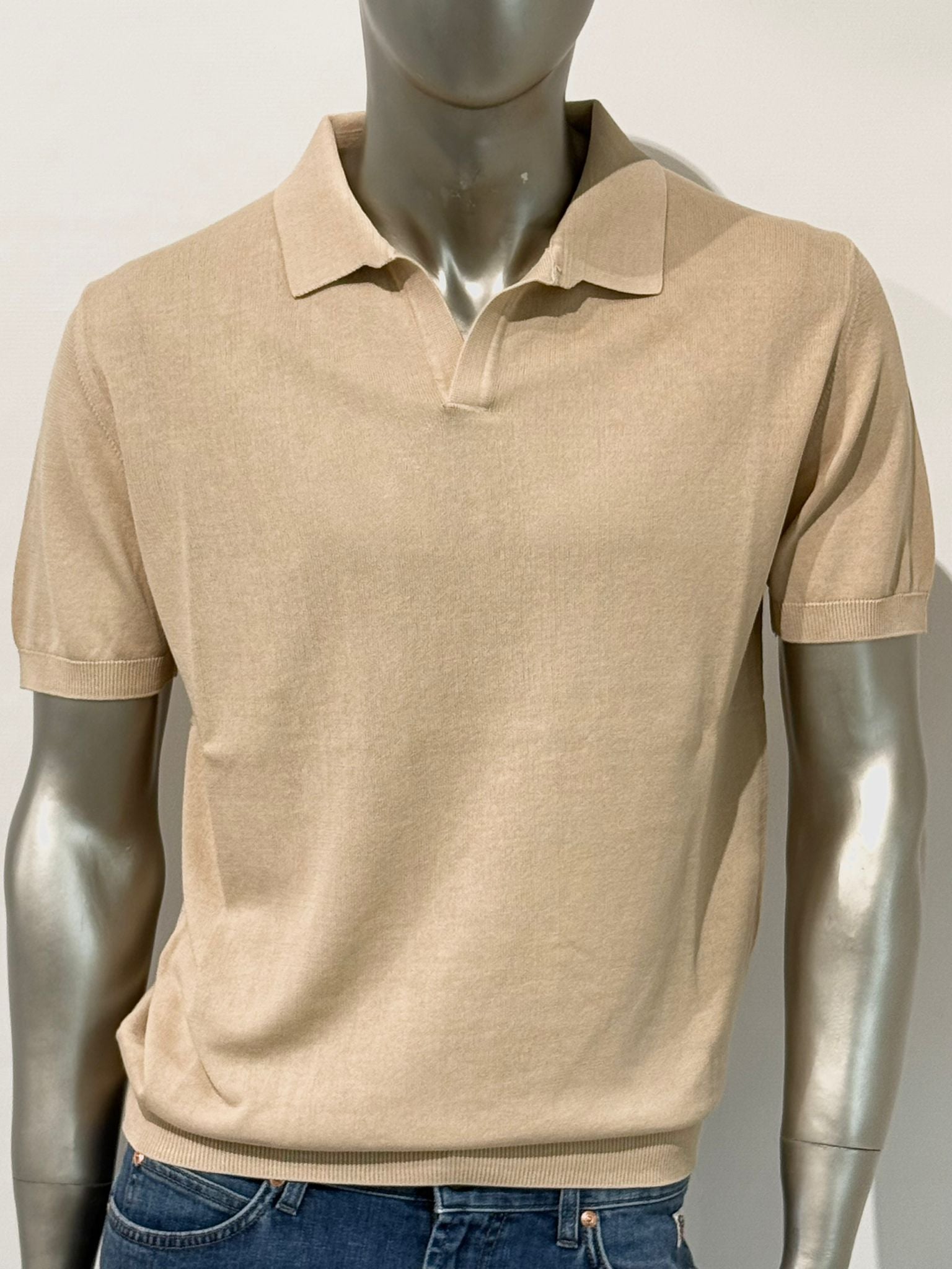 S5-HENRY Polo Beige Man