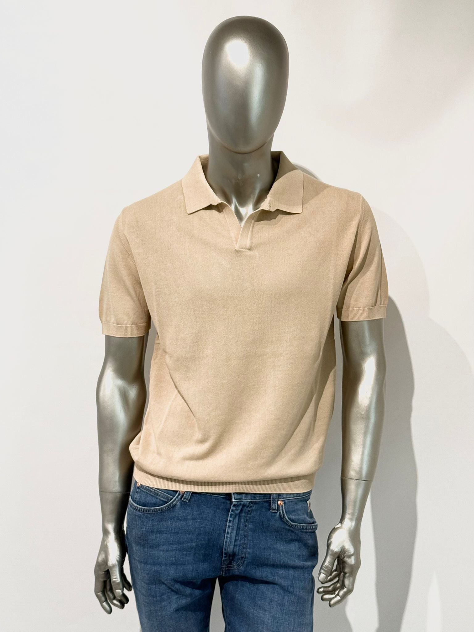 S5-HENRY Polo Beige Man