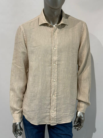 US5- Camicia Pierce Riviera Lino Mastice Man