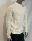 UW5-HUBBEL Maglia ROBERT REDFORD Girocollo Bianco Lana Man