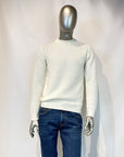UW5-HUBBEL Maglia ROBERT REDFORD Girocollo Bianco Lana Man