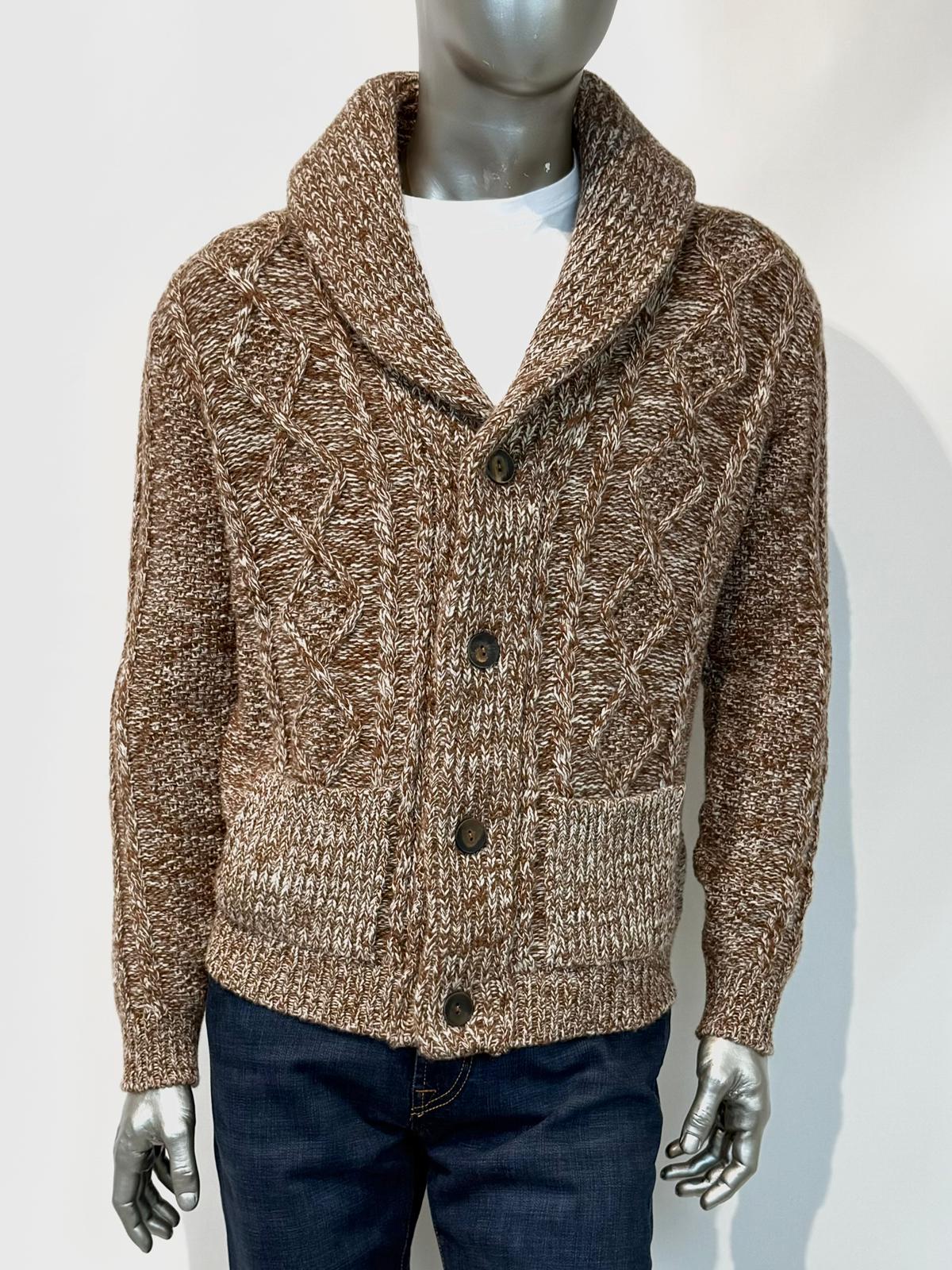 UW5-TYCOON Cardigan STEVE MCQUEEN Terra Naturale Man