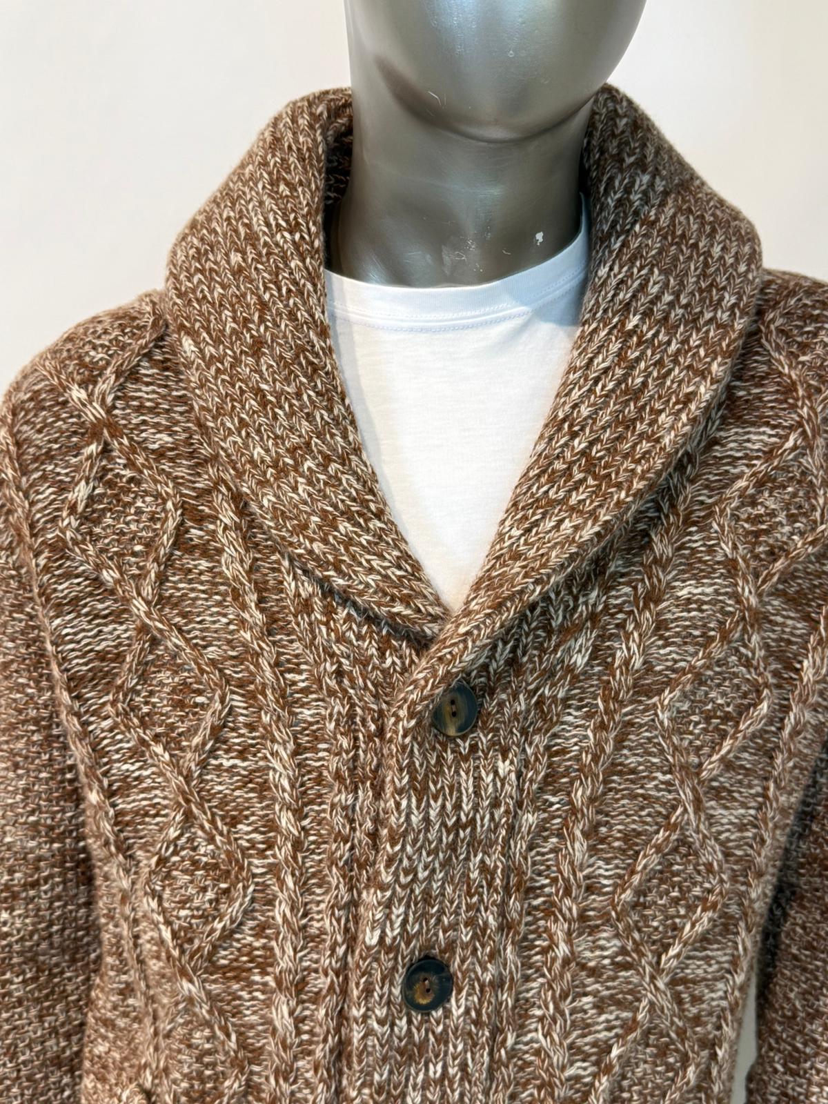 UW5-TYCOON Cardigan STEVE MCQUEEN Terra Naturale Man