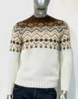 UW5-ROBERT Maglia ROBERT REDFORD Cratere Bianco Lana Man