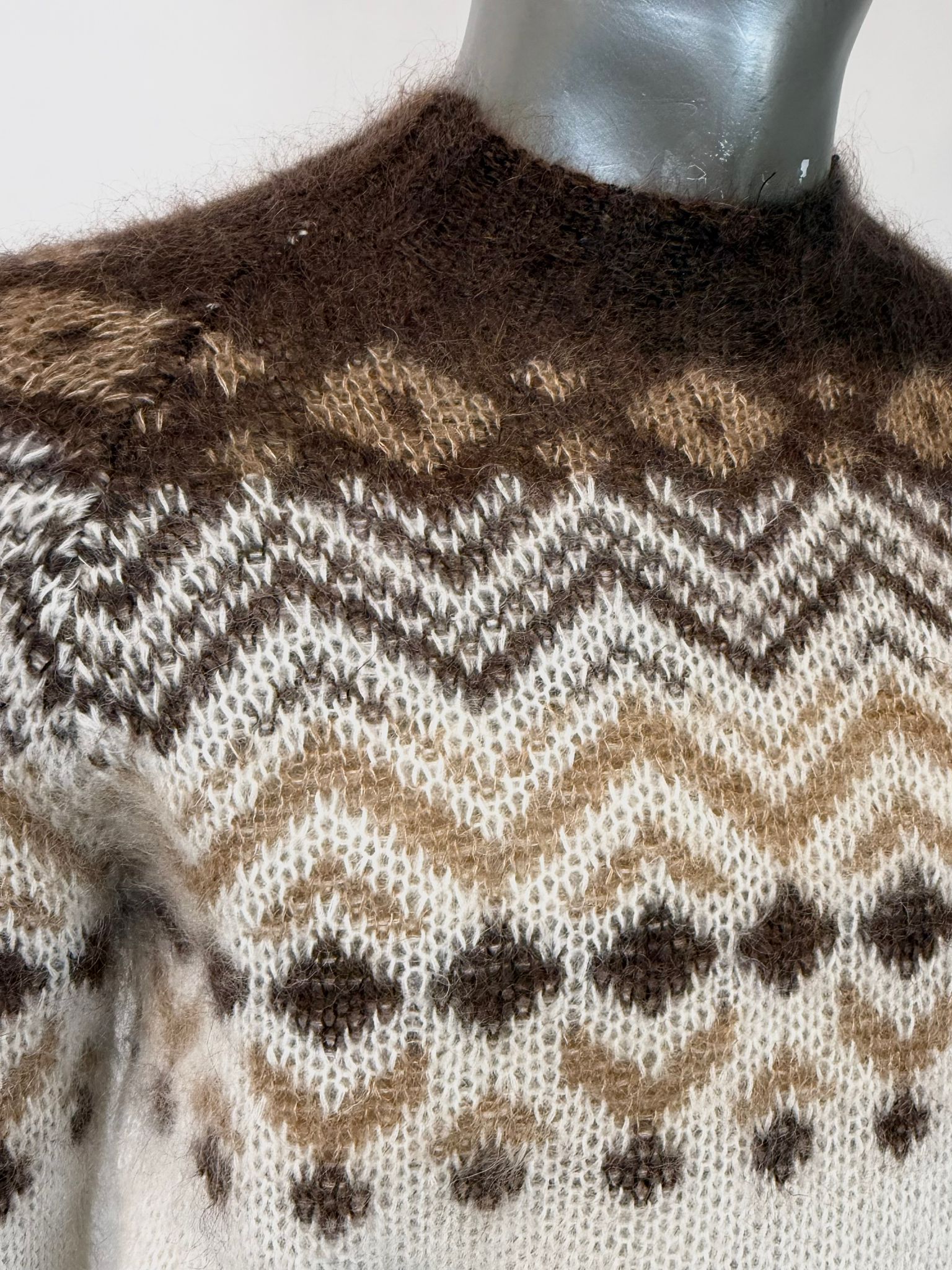 UW5-ROBERT Maglia ROBERT REDFORD Cratere Bianco Lana Man