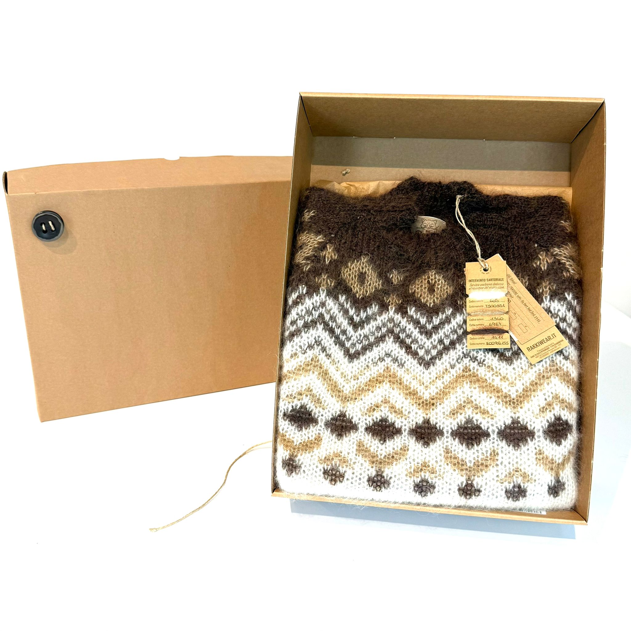 UW5-ROBERT Maglia ROBERT REDFORD Cratere Bianco Lana Man