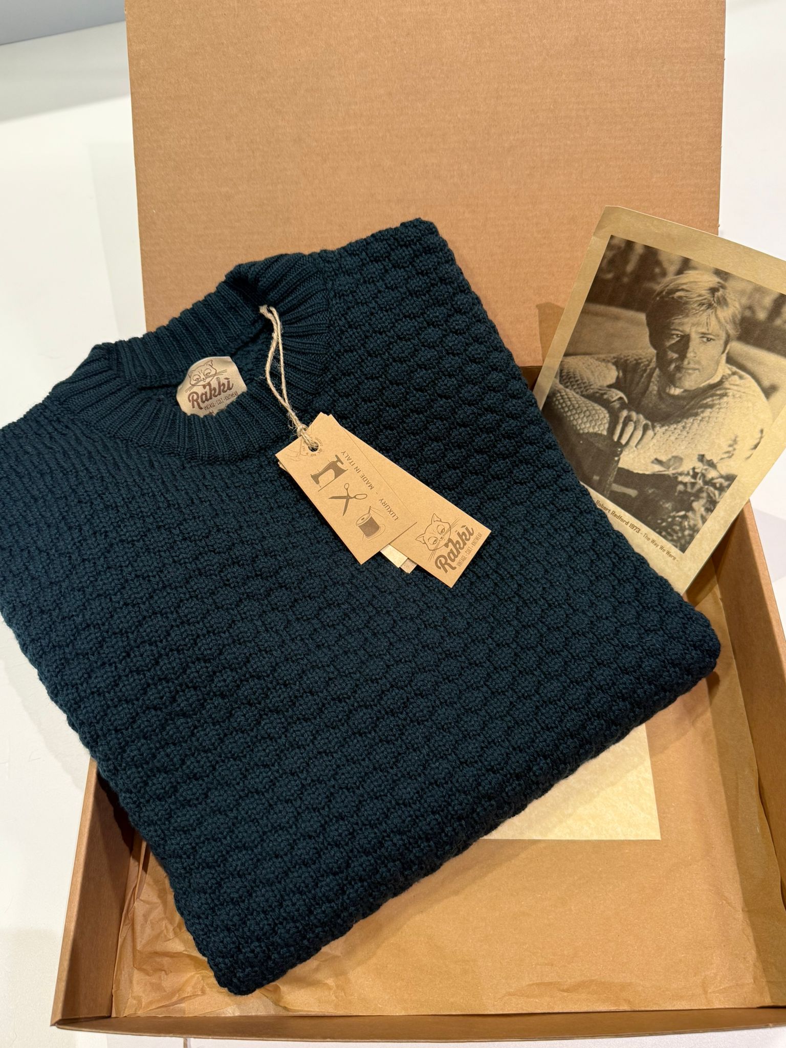 UW5-HUBBEL Maglia ROBERT REDFORD Gircollo Bottiglia Man