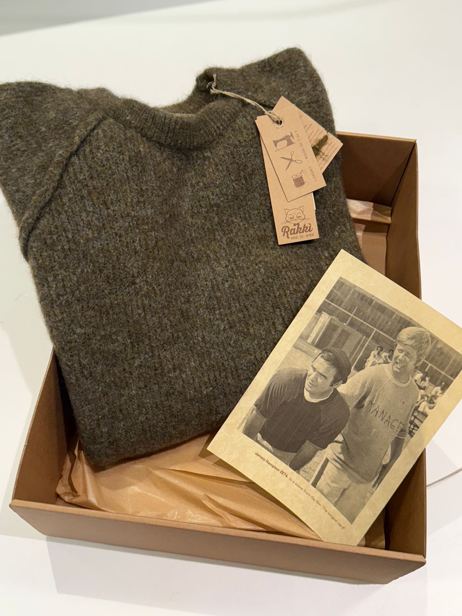 UW4-MANAGER Maglia JAMES HAMPTON Gircollo Muschio Man