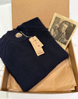 UW4-REBEL Maglia JAMES DEAN Gircollo Blu Notte Man