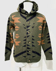 W5-UXMAL Cardigan Everest Army Green Man