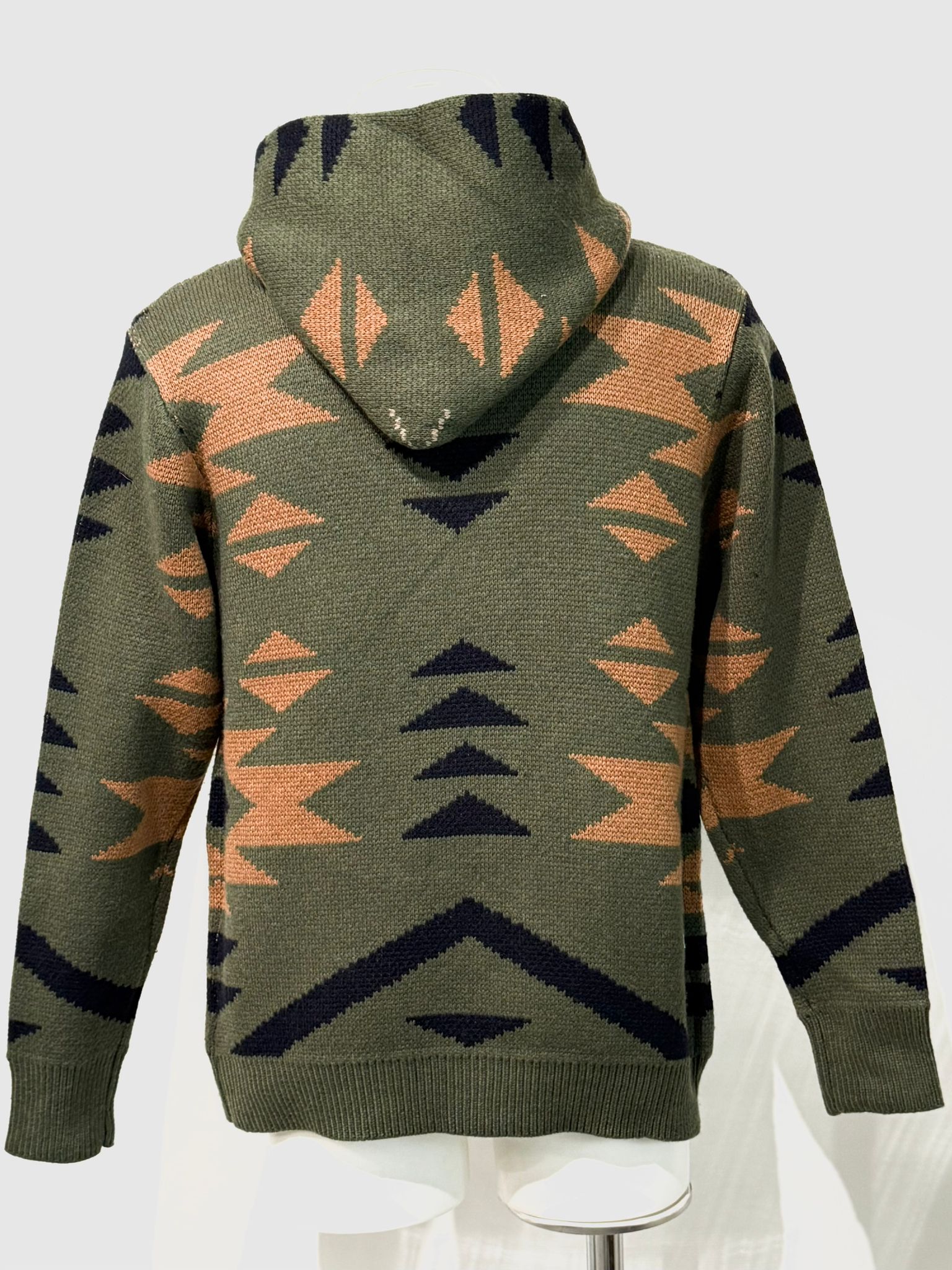 W5-UXMAL Cardigan Everest Army Green Man