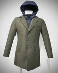 W5-ANDY 186 Cappotto Cappuccio Militare