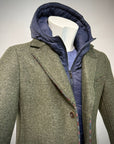 W5-ANDY 186 Cappotto Cappuccio Militare
