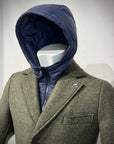 W5-ANDY 186 Cappotto Cappuccio Militare