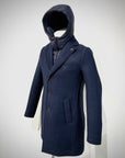 W5-ANDY 186 Cappotto Cappuccio Navy