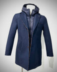 W5-ANDY 186 Cappotto Cappuccio Navy