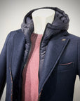 W5-ANDY 186 Cappotto Cappuccio Navy