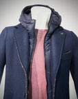 W5-ANDY 186 Cappotto Cappuccio Navy