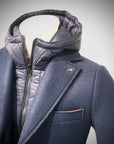 W5-ANDY 186 Cappotto Cappuccio Navy
