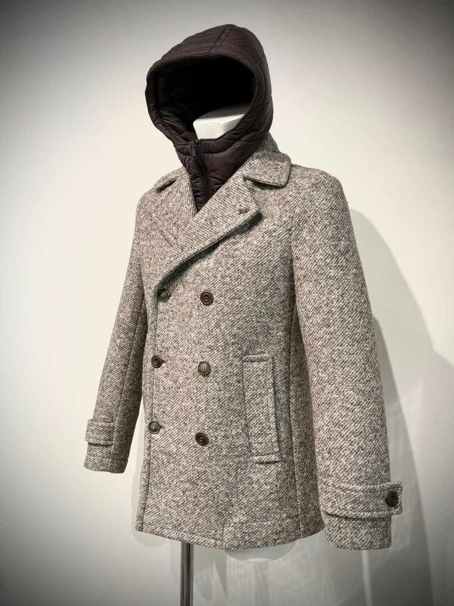 W5-IVER170 Cappotto Doppiopetto Noce