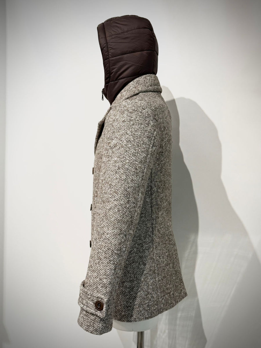 W5-IVER170 Cappotto Doppiopetto Noce