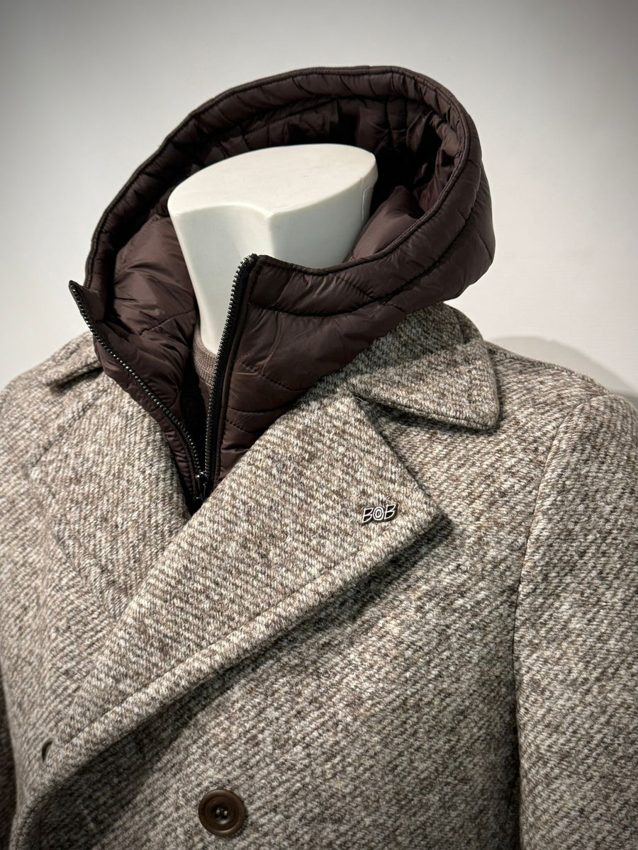 W5-IVER170 Cappotto Doppiopetto Noce