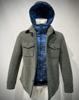 W5-PERCY160 Giacca Overshirt Verde