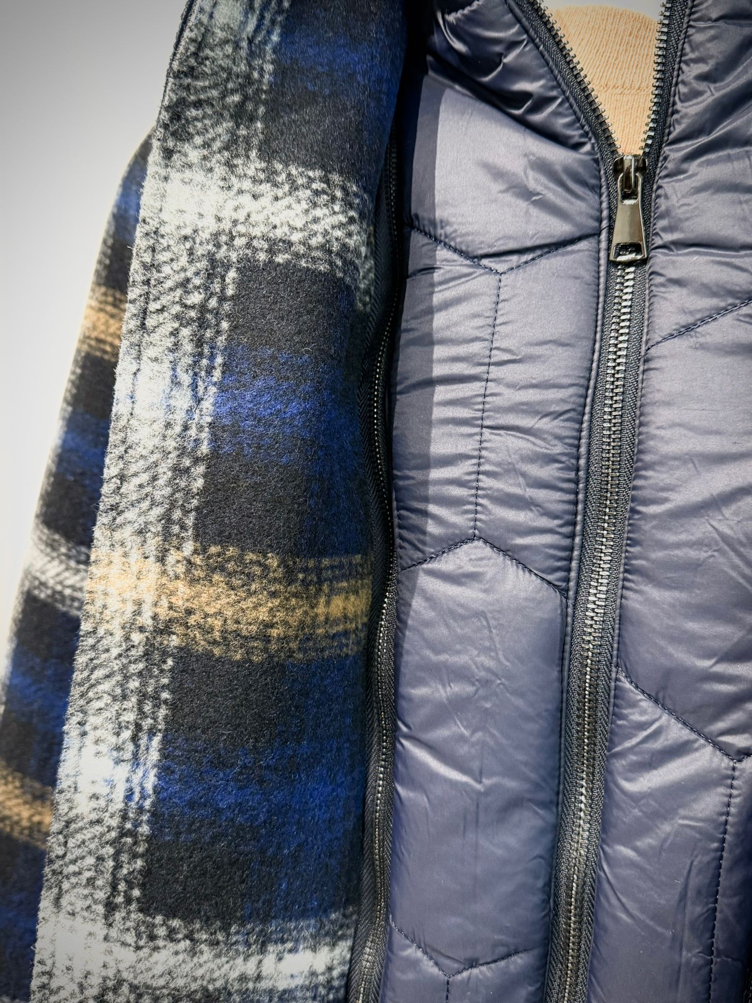 W5-WESTON199 Giacca Overshirt Quadri Var.1