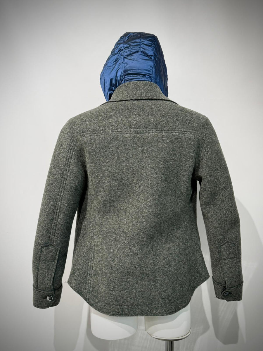 W5-PERCY160 Giacca Overshirt Verde