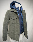 W5-PERCY160 Giacca Overshirt Verde