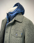 W5-PERCY160 Giacca Overshirt Verde