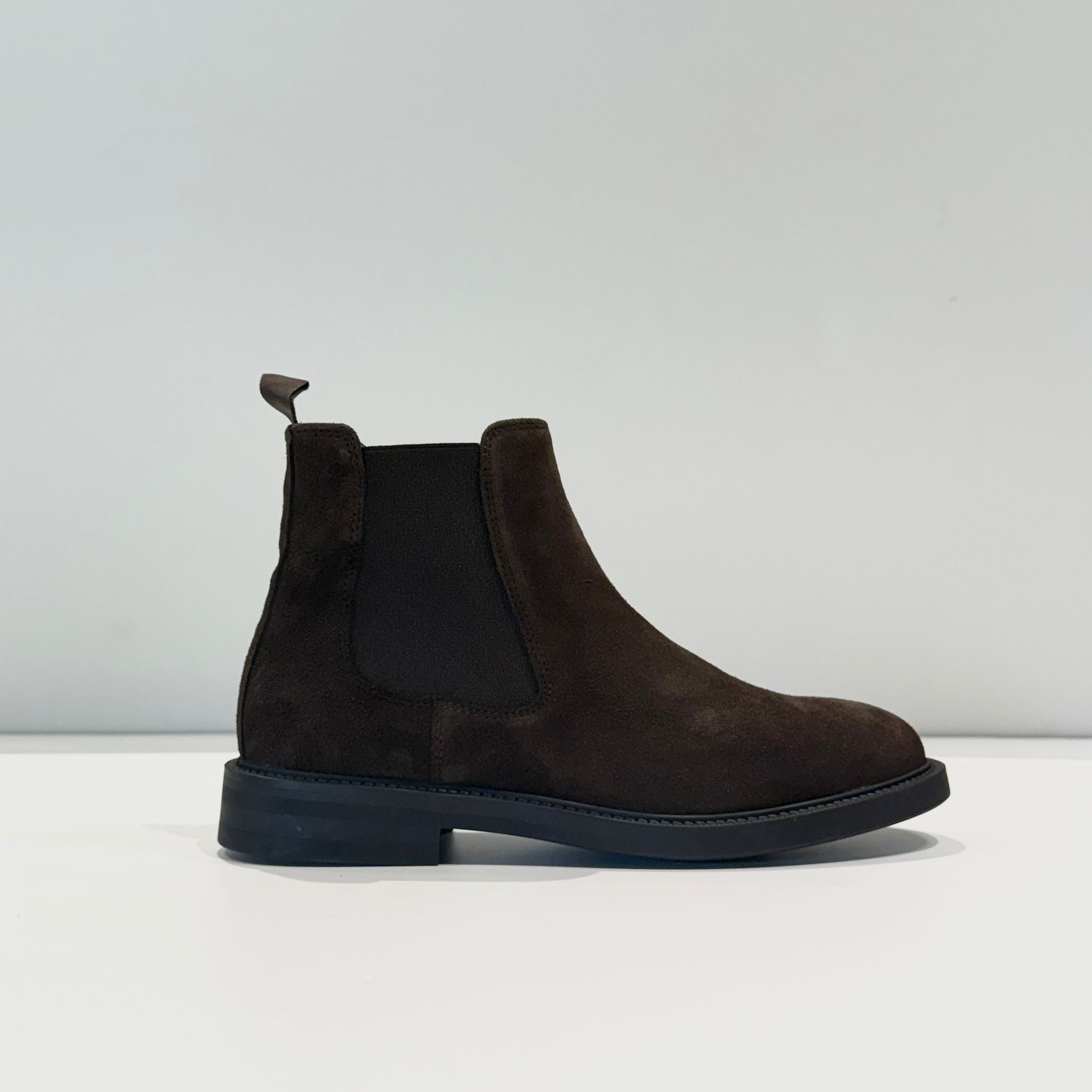 W5-2320 Stivaletto Beatles Camoscio Testa di Moro 520 Man