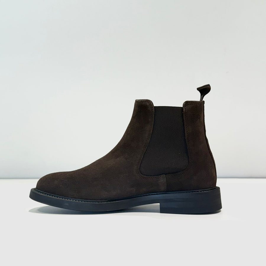 W5-2320 Stivaletto Beatles Camoscio Testa di Moro 520 Man