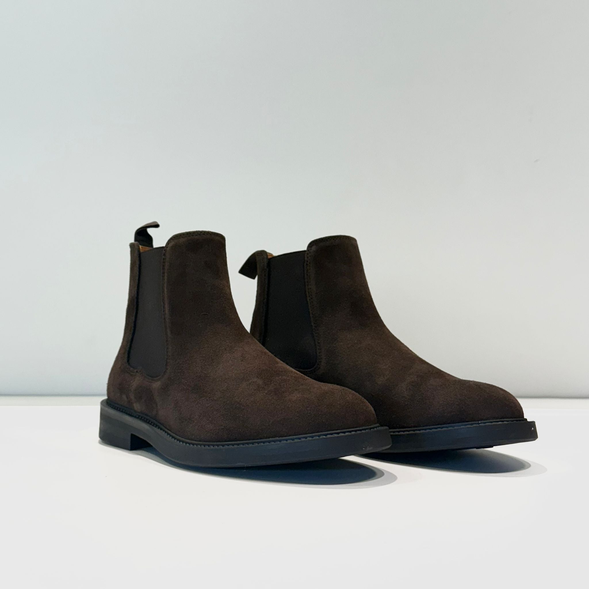 W5-2320 Stivaletto Beatles Camoscio Testa di Moro 520 Man