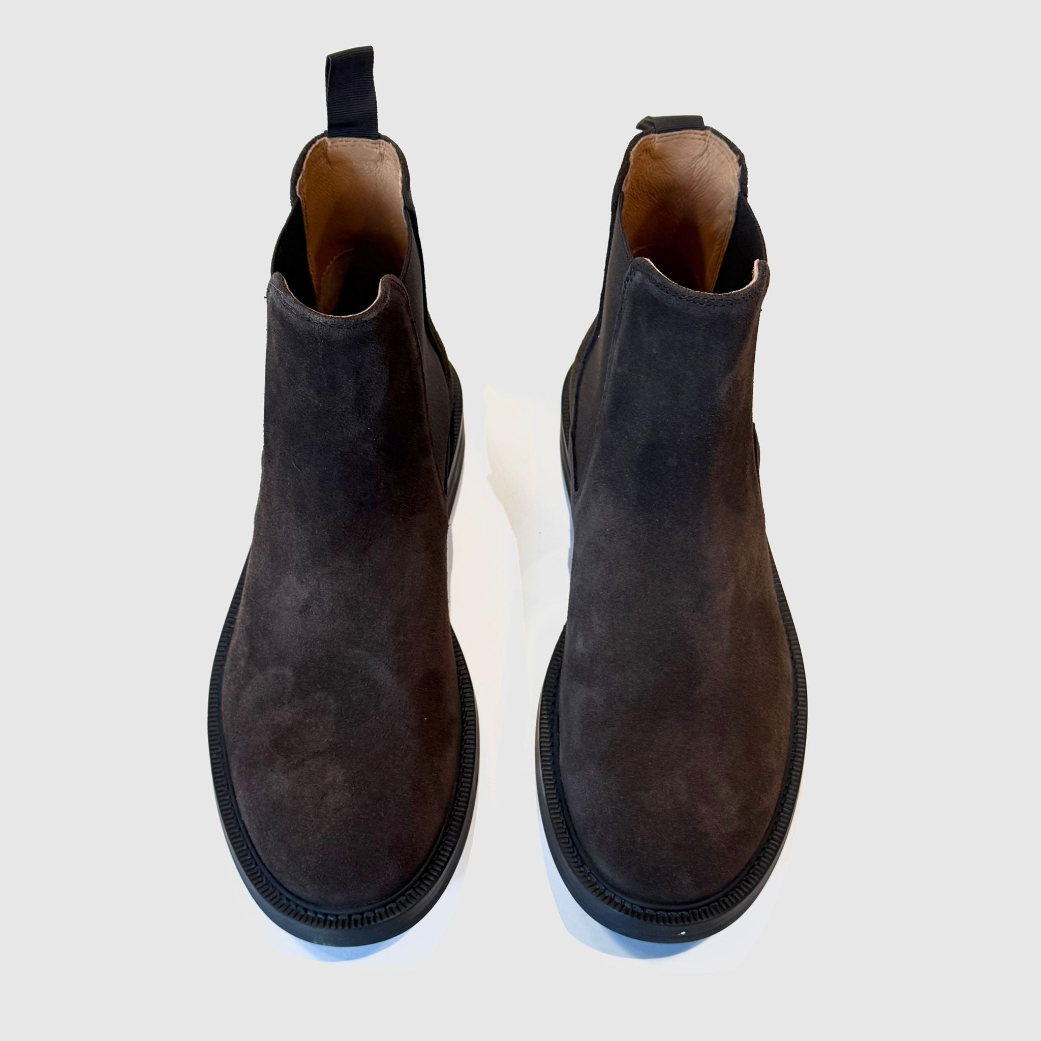 W5-2320 Stivaletto Beatles Camoscio Testa di Moro 520 Man