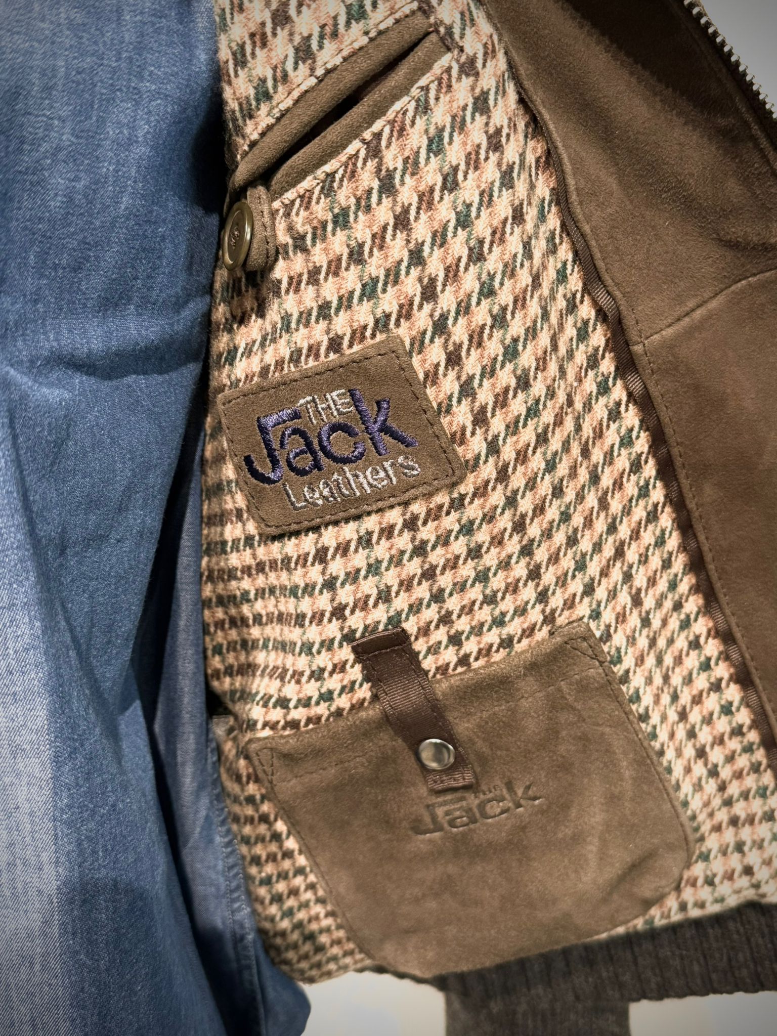 UW5-FRANCIS KNIT Giubbotto Ibrido Suede Maglia Moka/Antracite Man