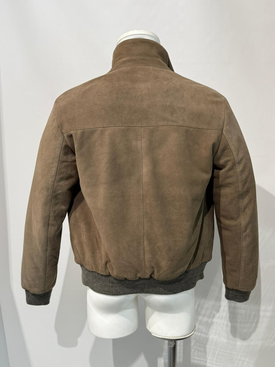 UW5-TOBIA Giubbotto Suede Palude Man