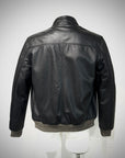 UW4-EAST VILLAGE Giubbotto In Pelle Black Man