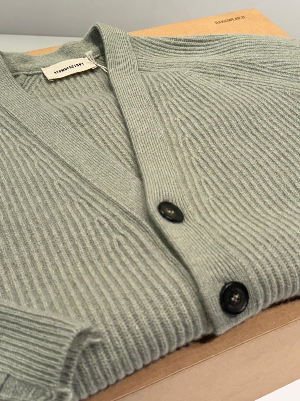 W5-16 Cardigan Costa Inglese Salvia Man