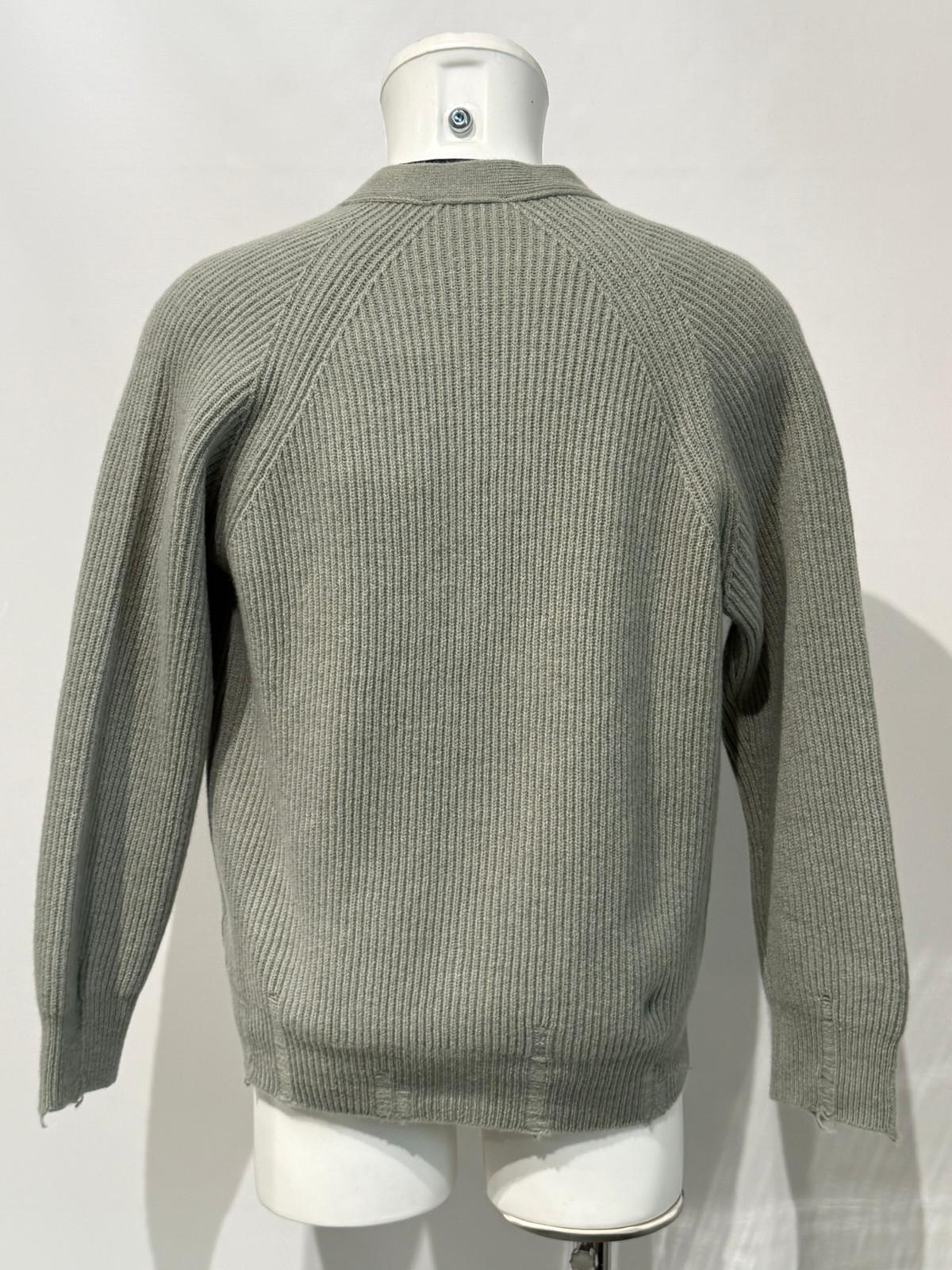 W5-16 Cardigan Costa Inglese Salvia Man