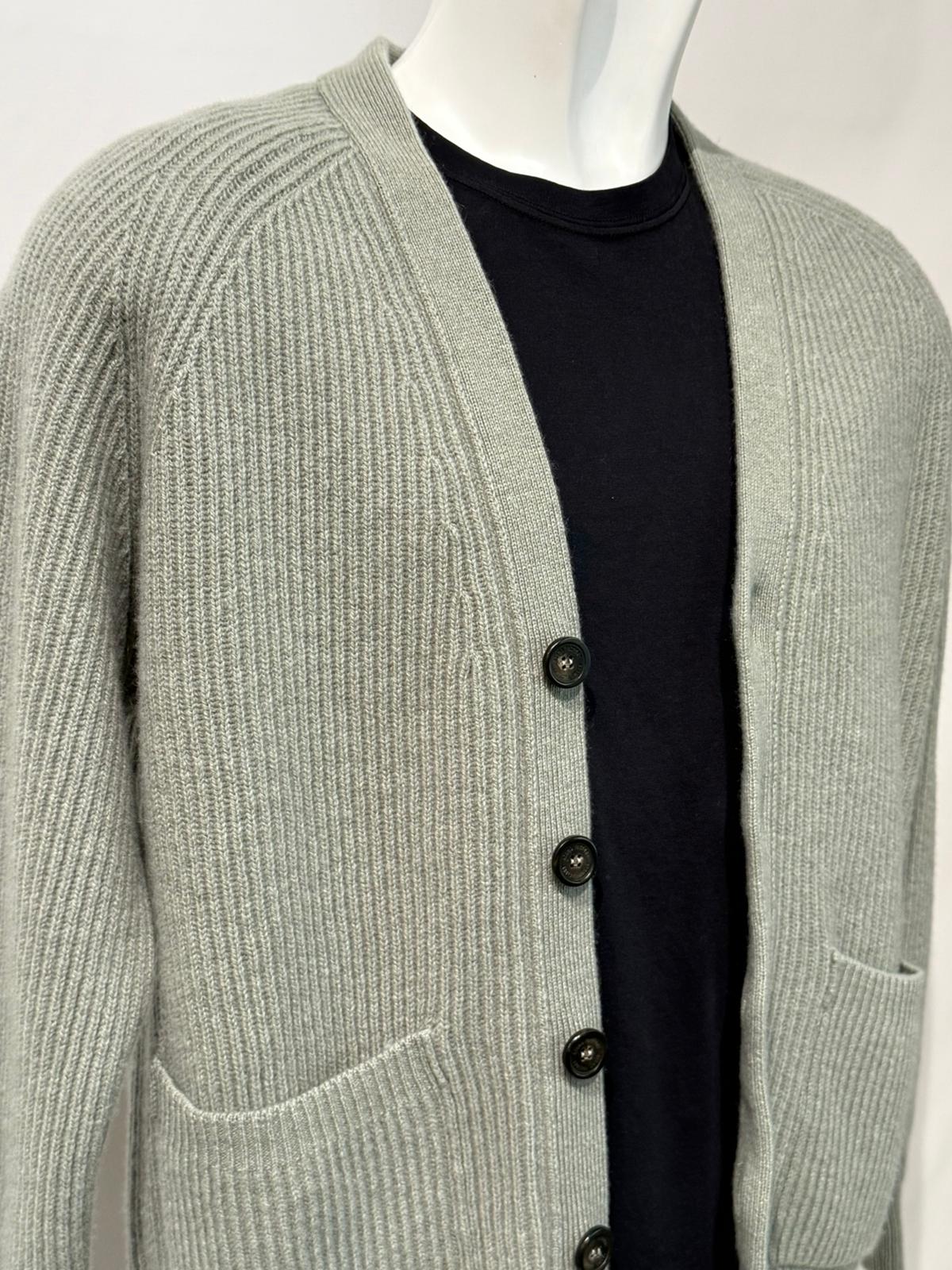 W5-16 Cardigan Costa Inglese Salvia Man