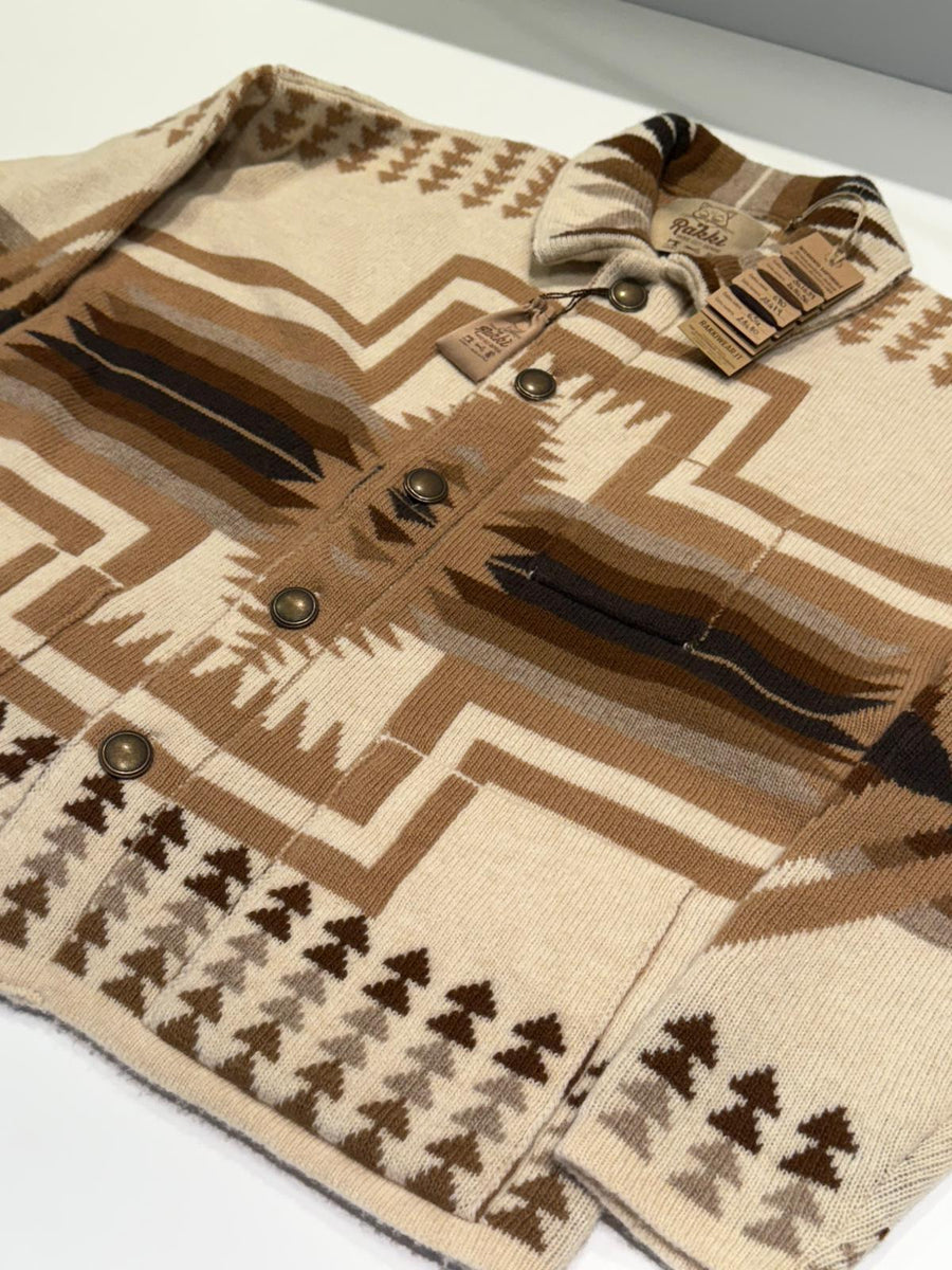 UW5-PUEBLO Overshirt NAVAJO Avorio Man