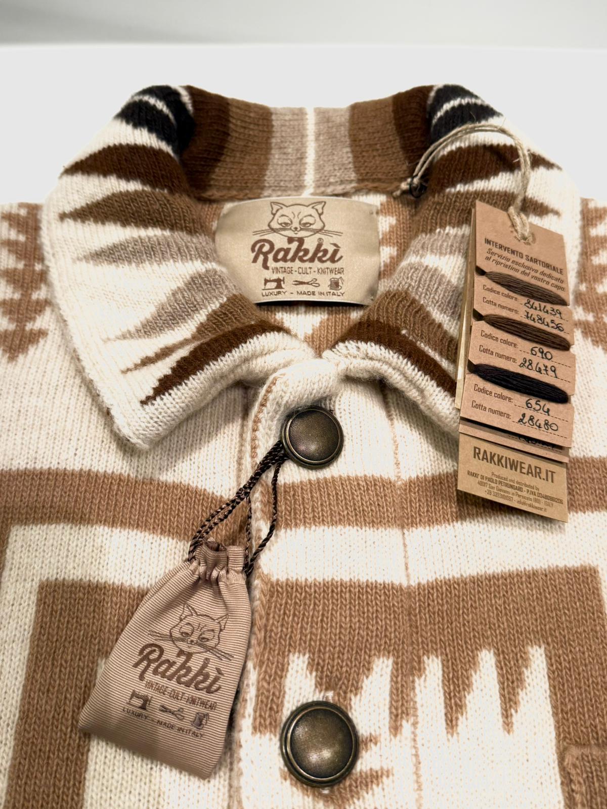 UW5-PUEBLO Overshirt NAVAJO Avorio Man