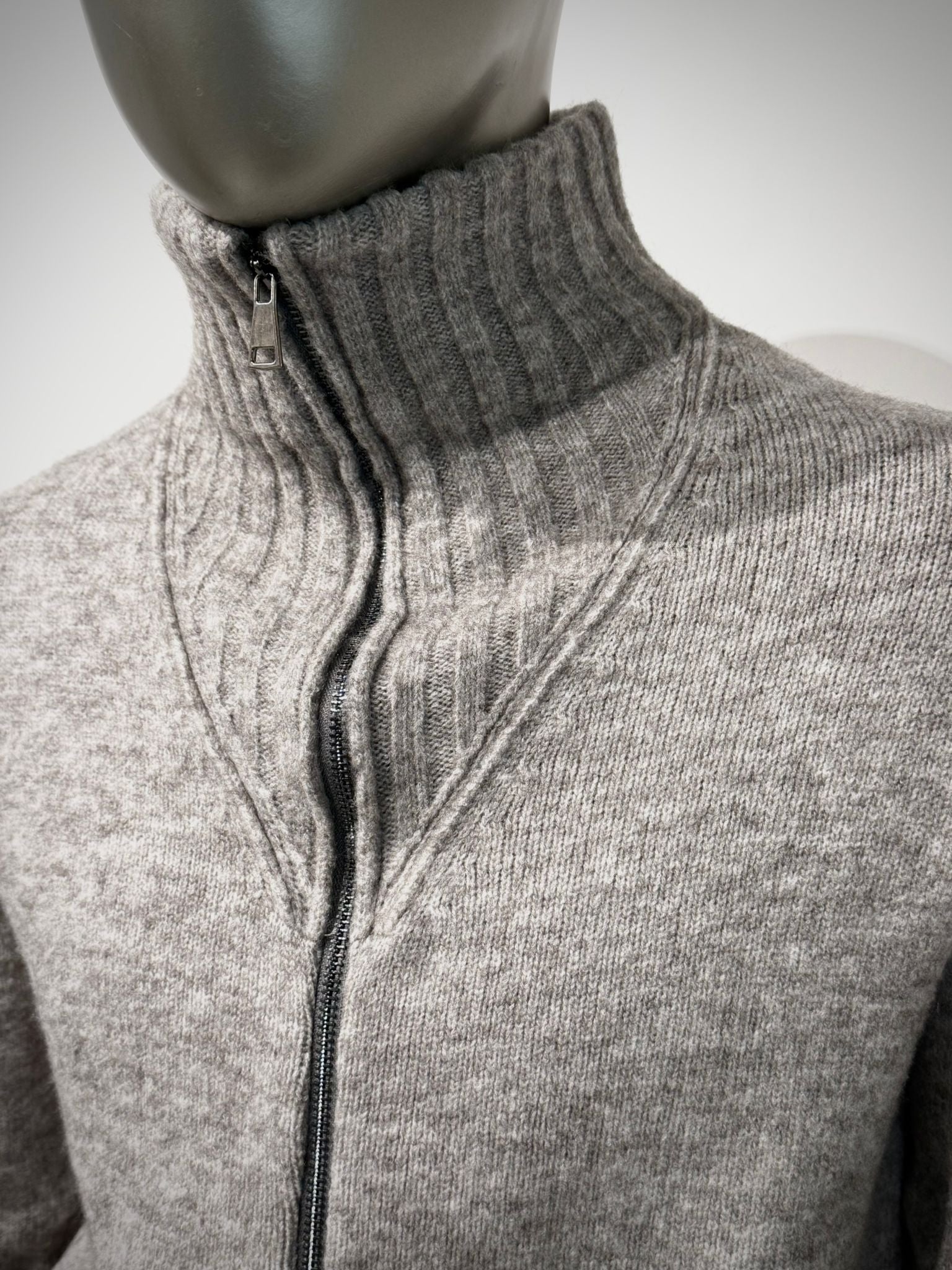 W5-BRODY Maglia Ciclista Zip Grigio Man