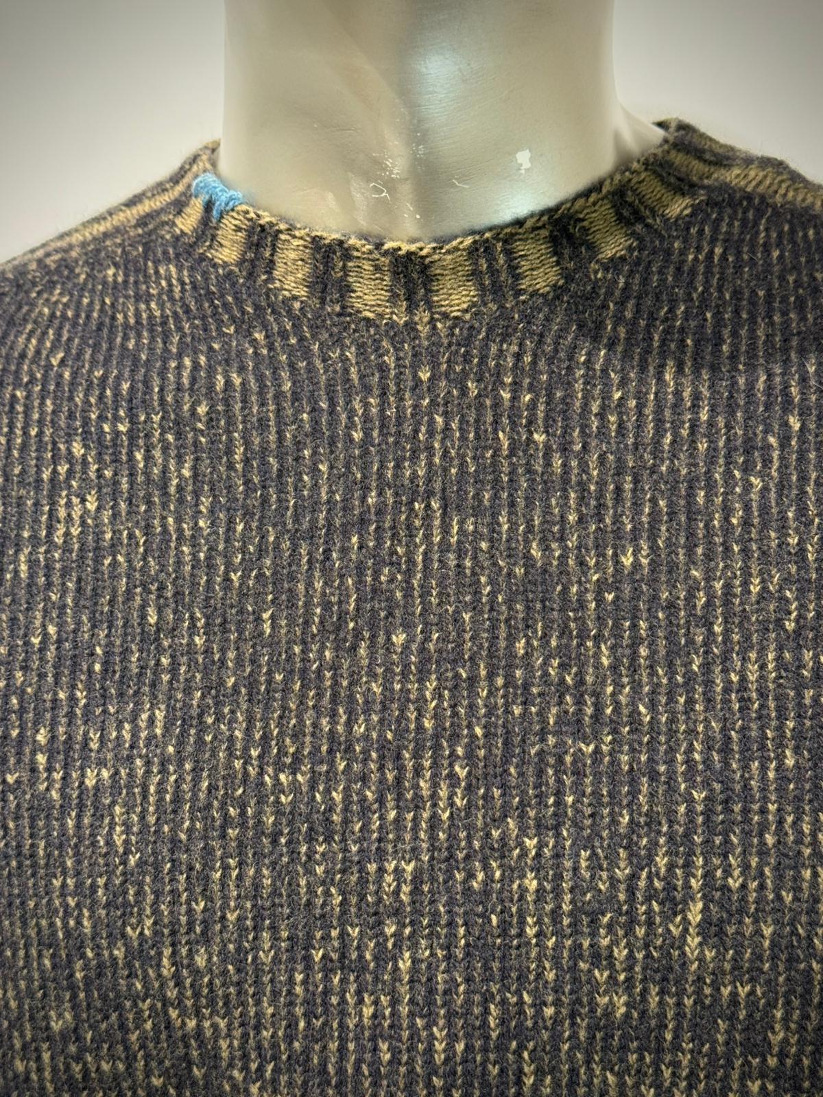 W5-FIN Maglia Girocollo Vanisé Blu/Muschio Man